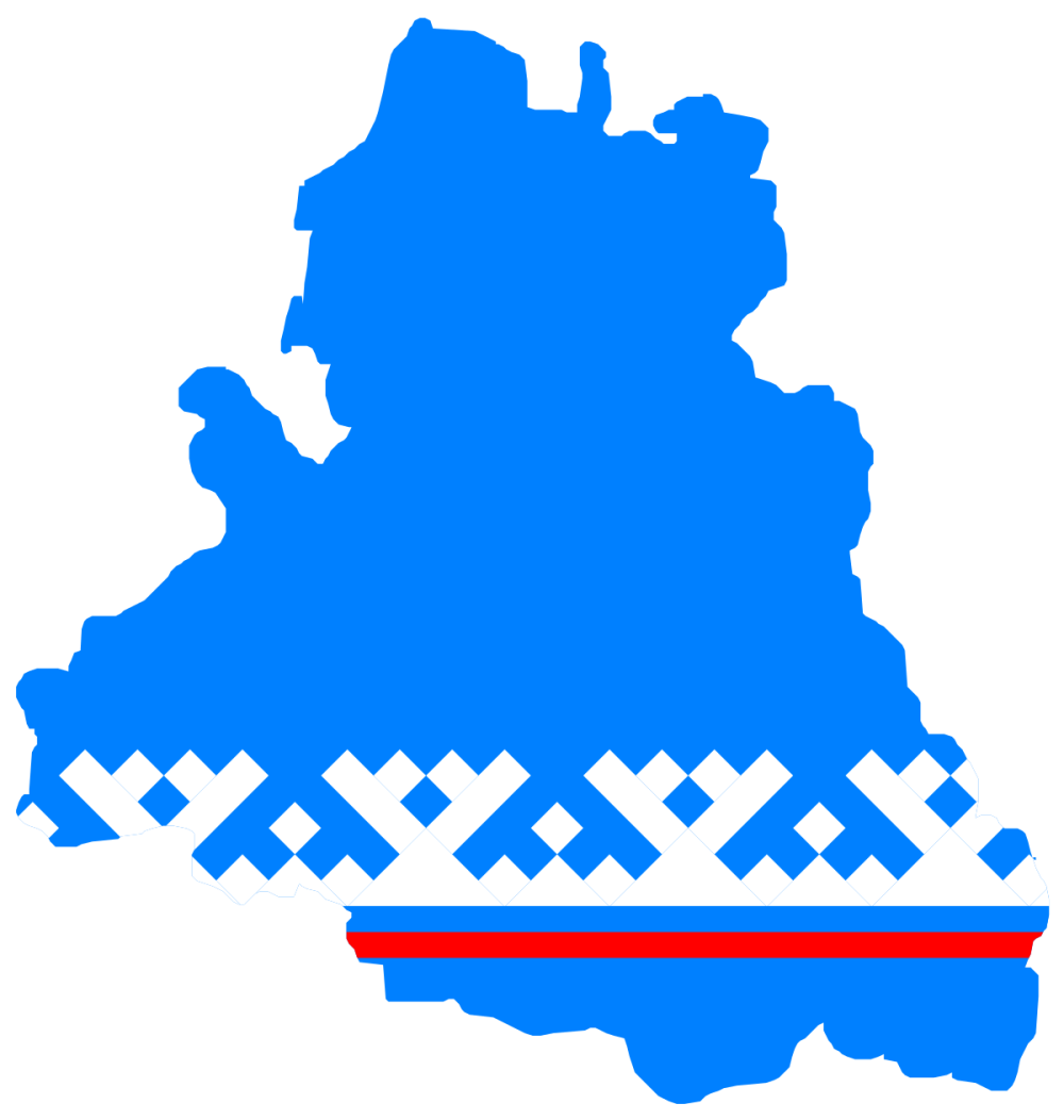 Ненецкий орнамент на прозрачном фоне