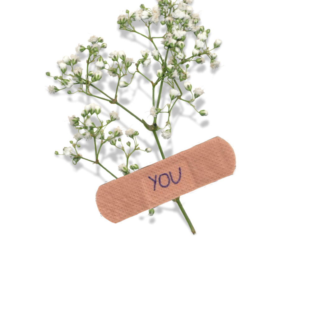 Лейкопластырь с цветами