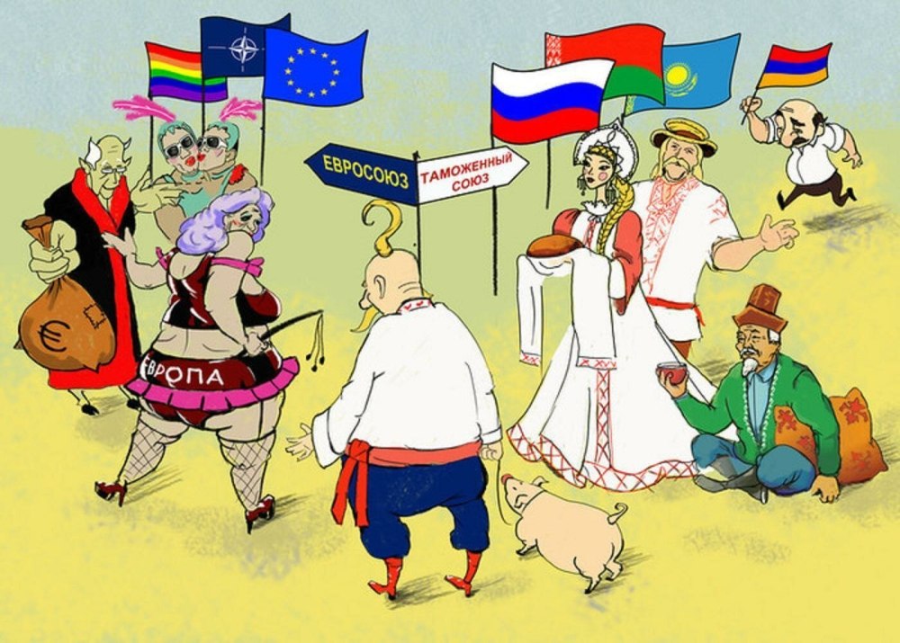 Карикатуры на русских