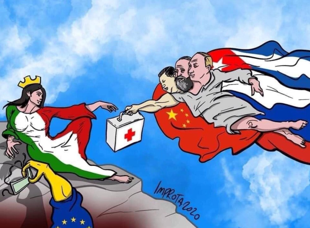 Карикатура на Европу