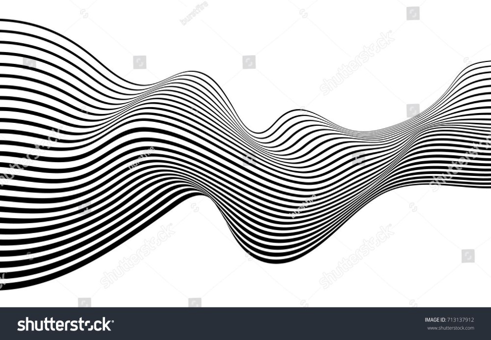Wave lines Optical PNG