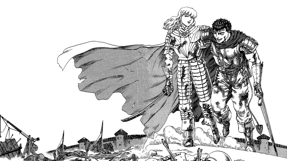 Berserk Guts and casca