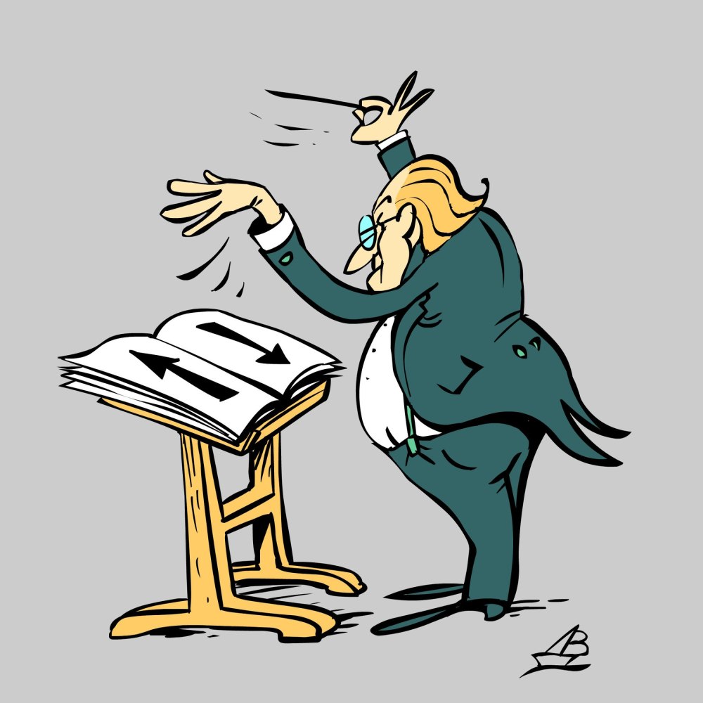 Оркестр карикатура