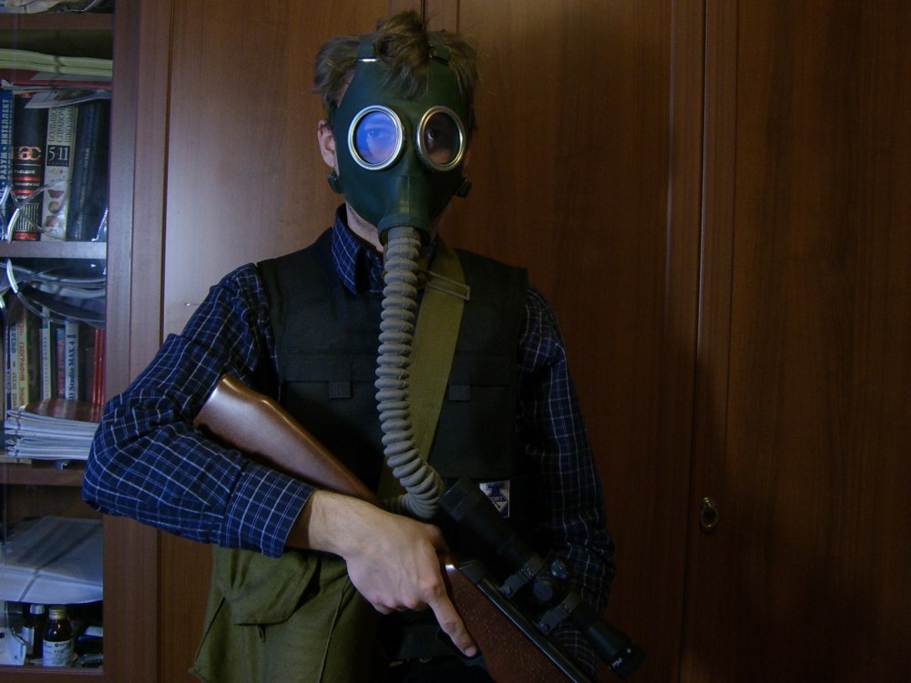 Противогаз ШМС 54