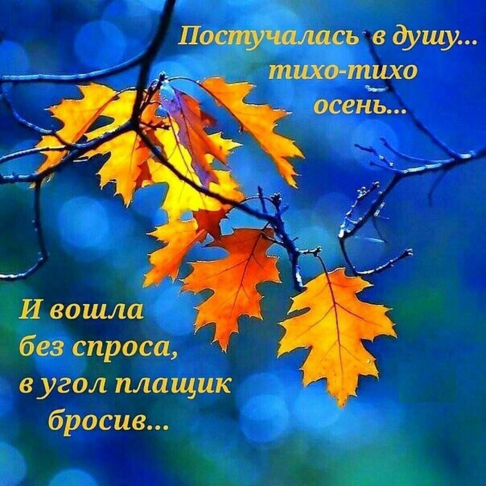 Открытки с добрым утром осенние