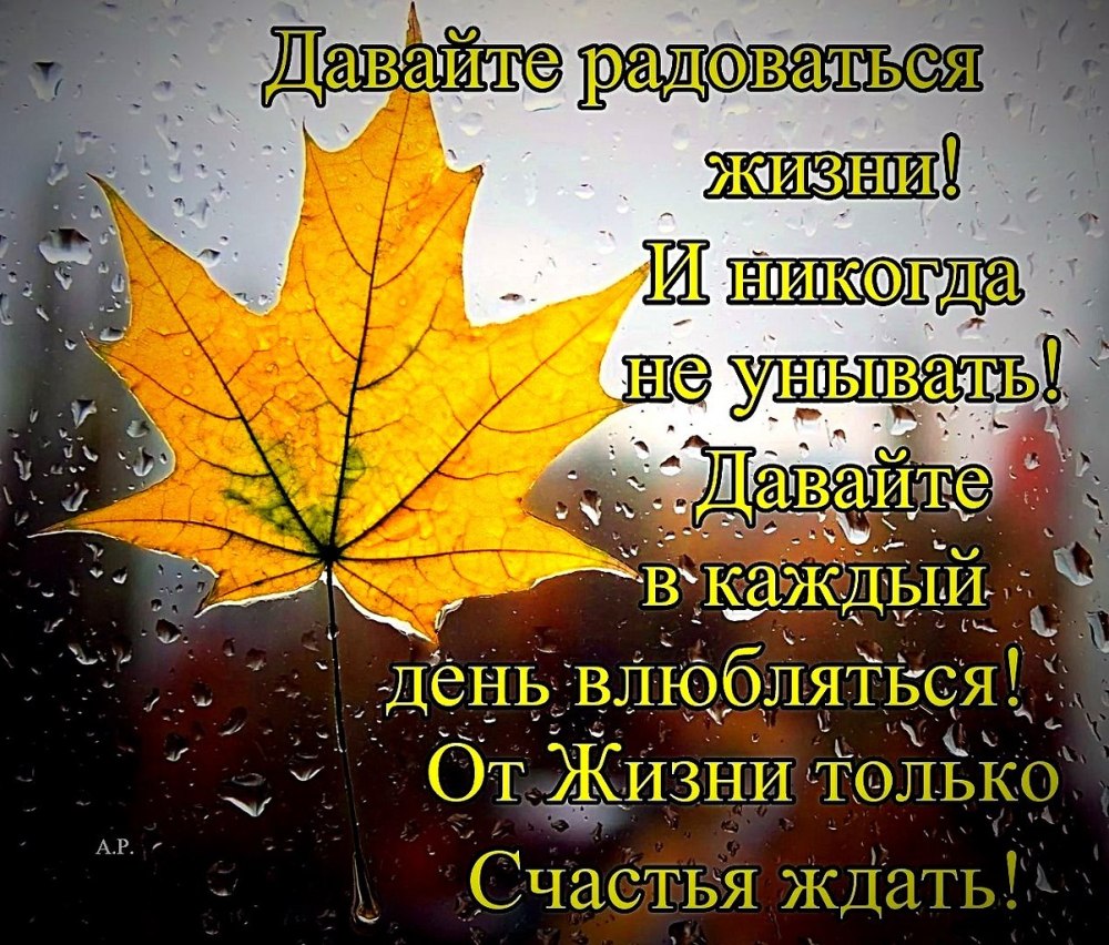 Доброе осеннее утро
