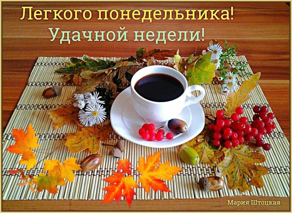 С добрым осенним утром поне