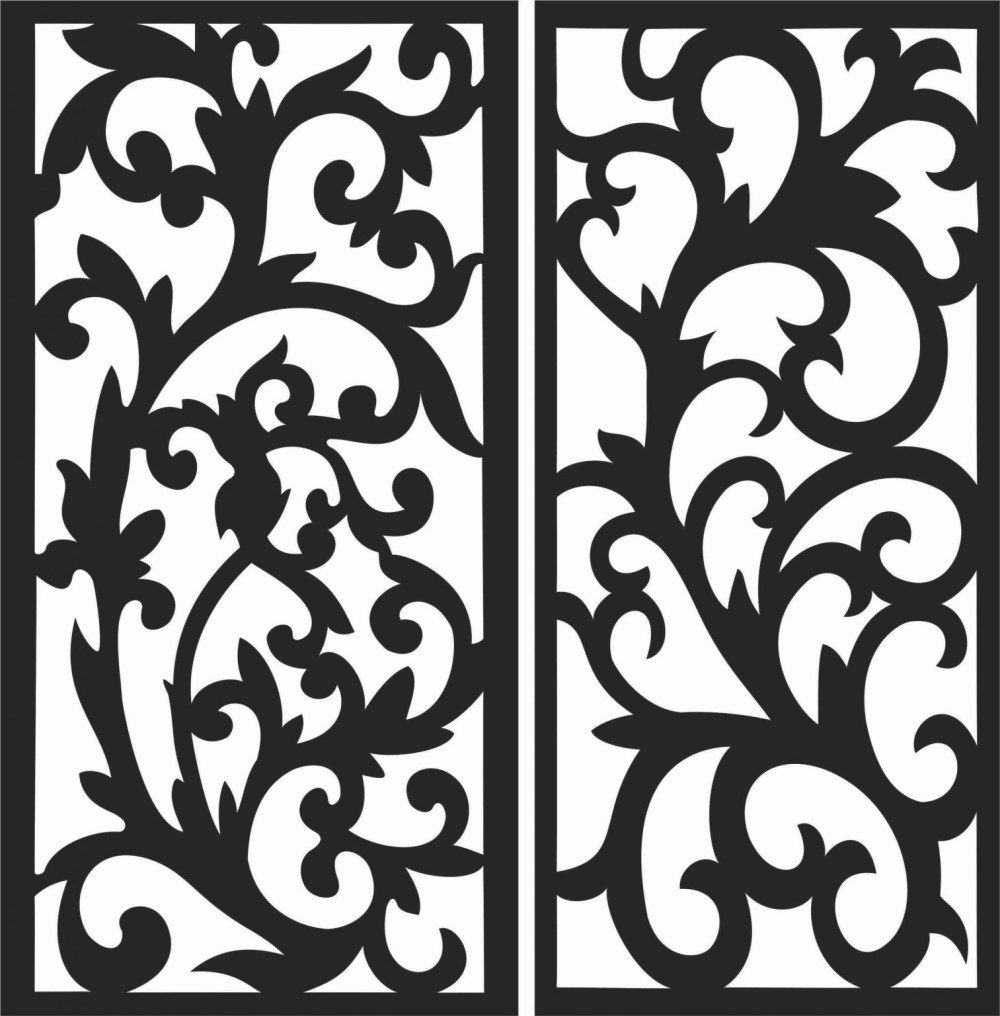 Орнамент для лазерной резки CNC vector DXF