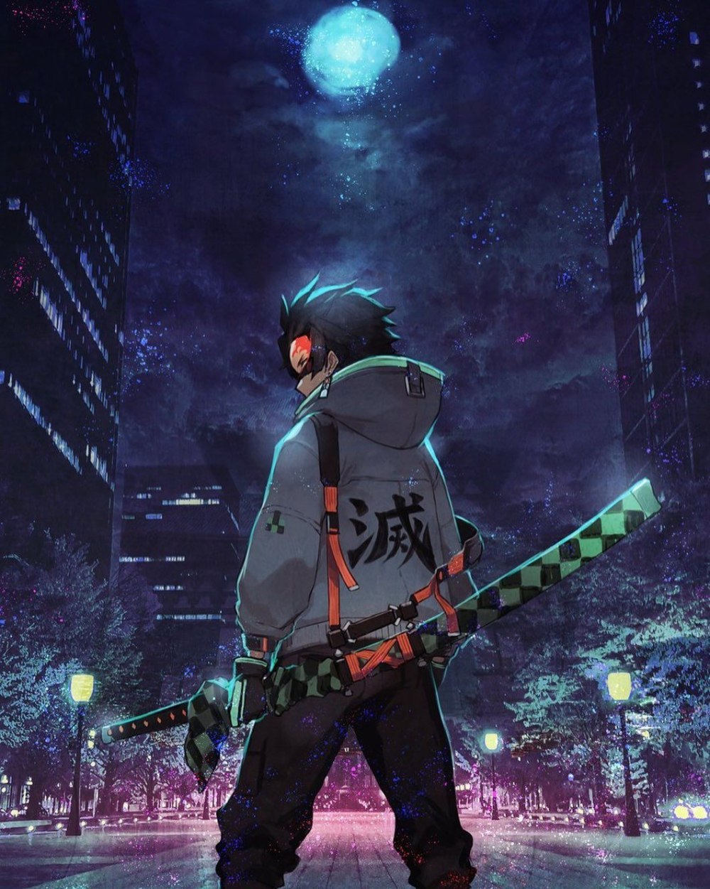 Kimetsu no Yaiba киберпанк