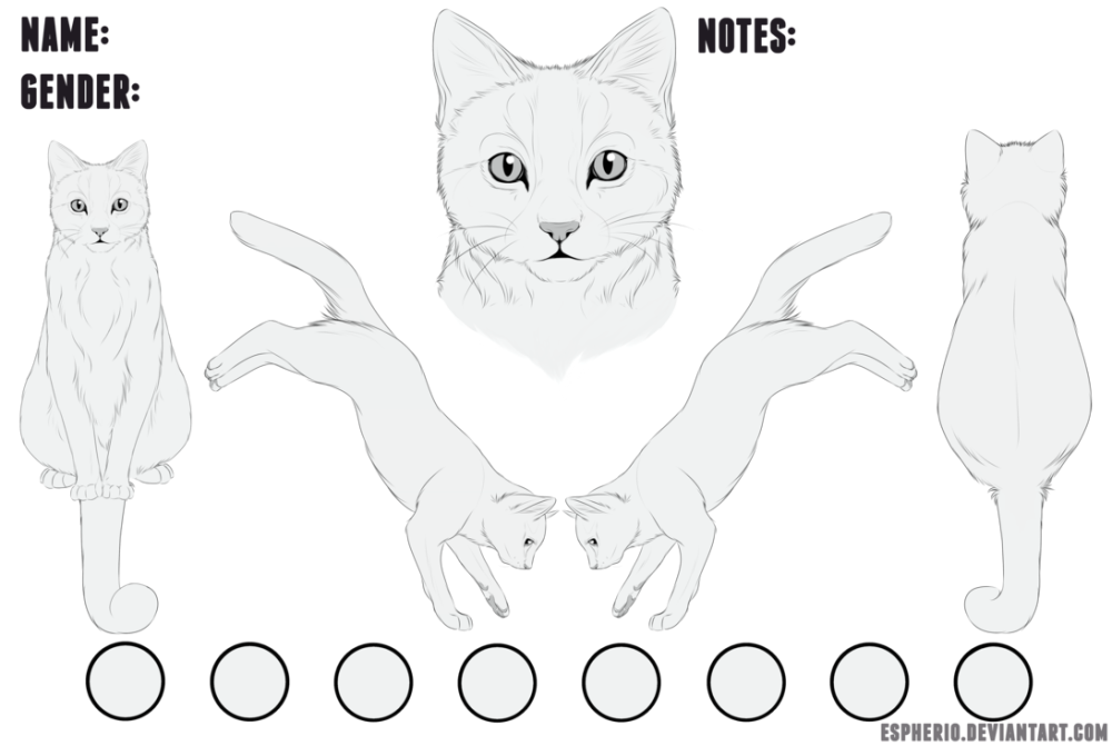 Коты Воители позы референс