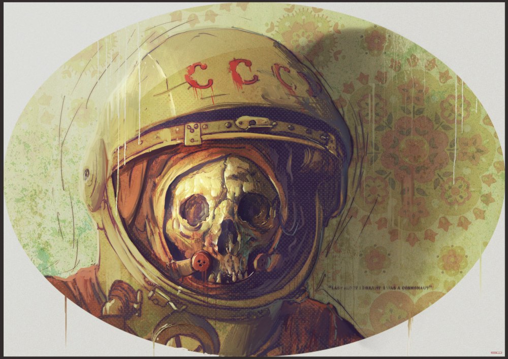 Скелет космонавт СССР
