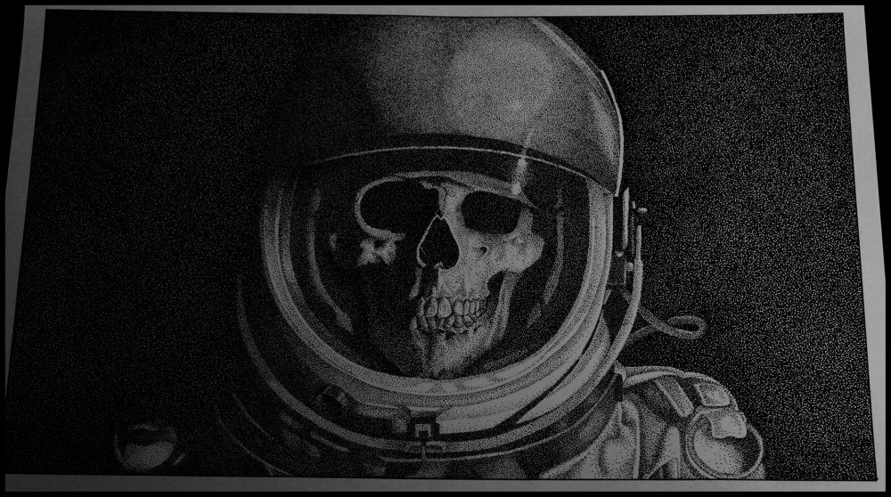Космонавт скелет