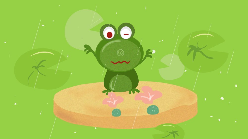 Frog обои рисунок