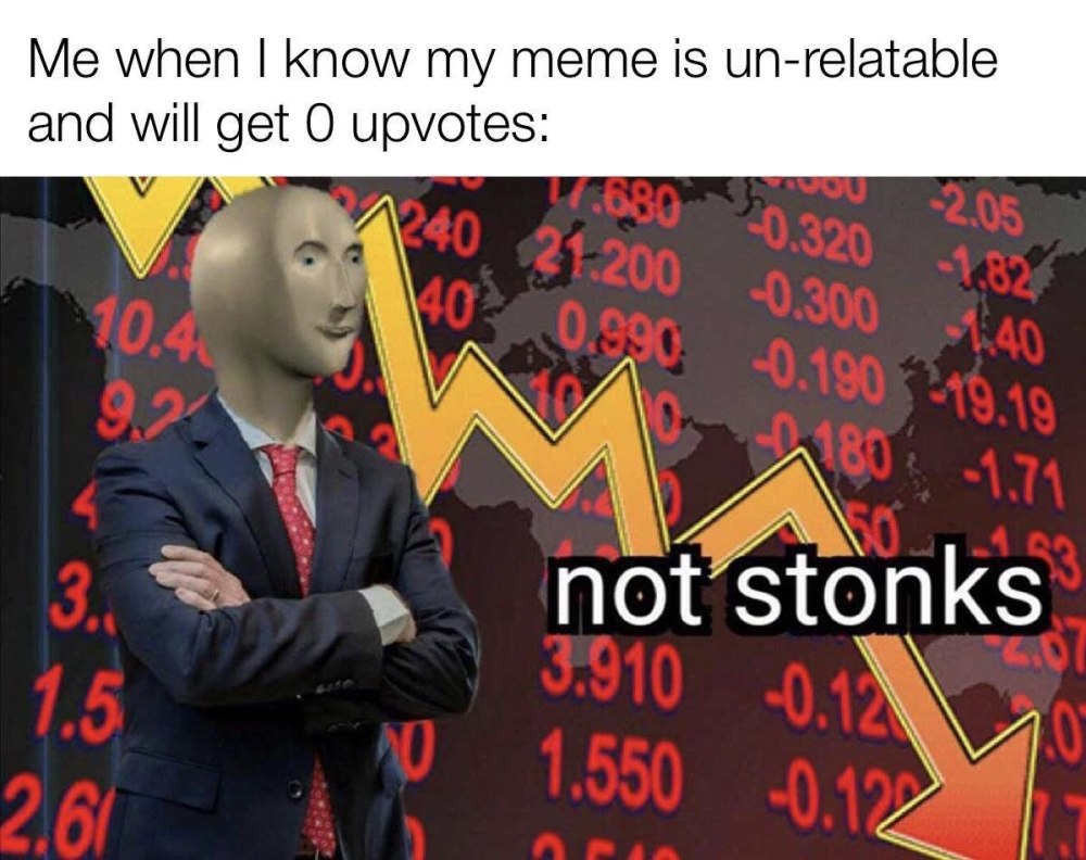 Not Stonks оригинал