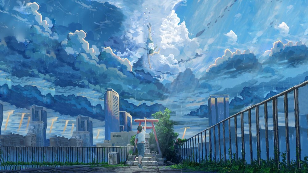 Фоны Everlasting Summer город