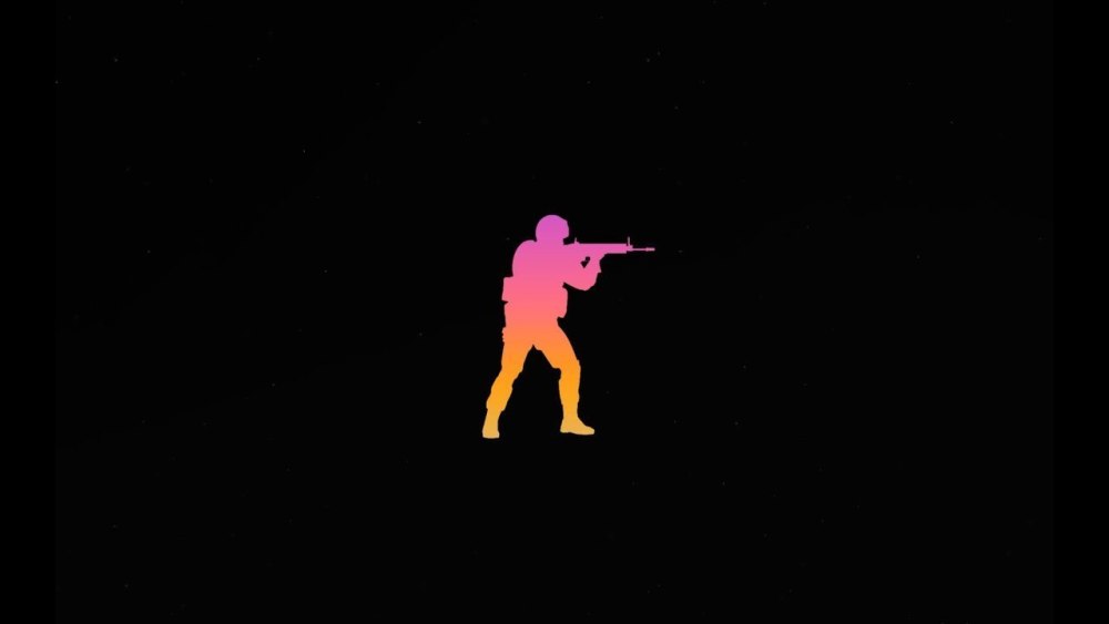 CS go черный фон