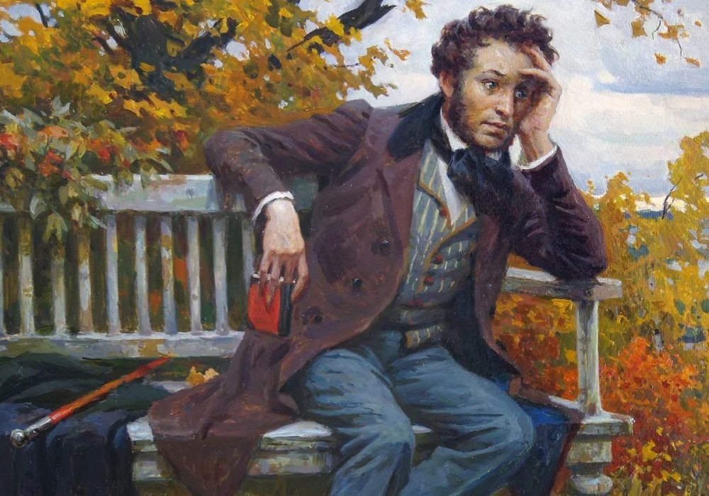 Борис Щербаков "Пушкин в Михайловском" 1969