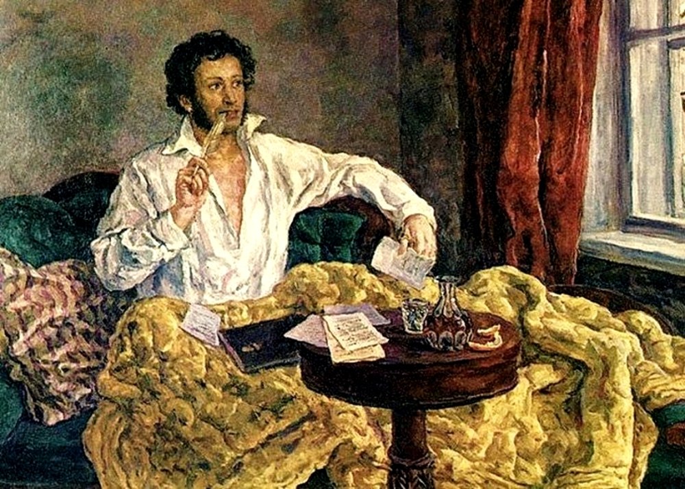 Александр Сергеевич Пушкин профиль