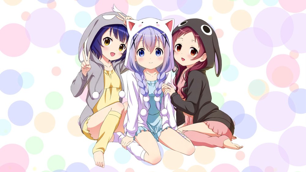 Gochuumon WA Usagi desu ka обои