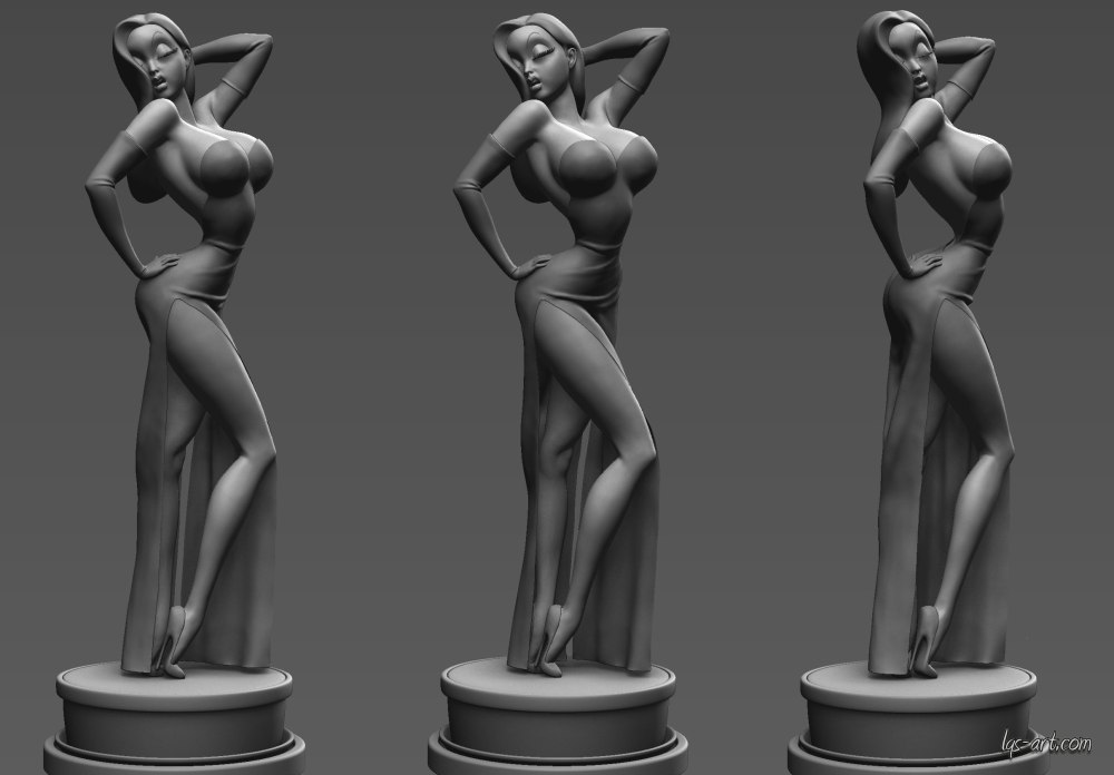 Zbrush 3d статуи