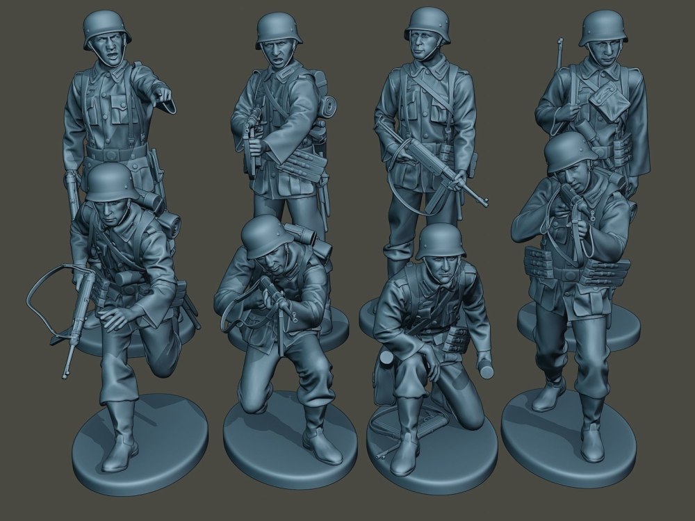 Ww2 солдатики 3d