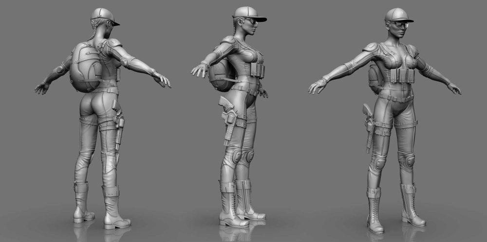 Blender 3d моделирование персонажа