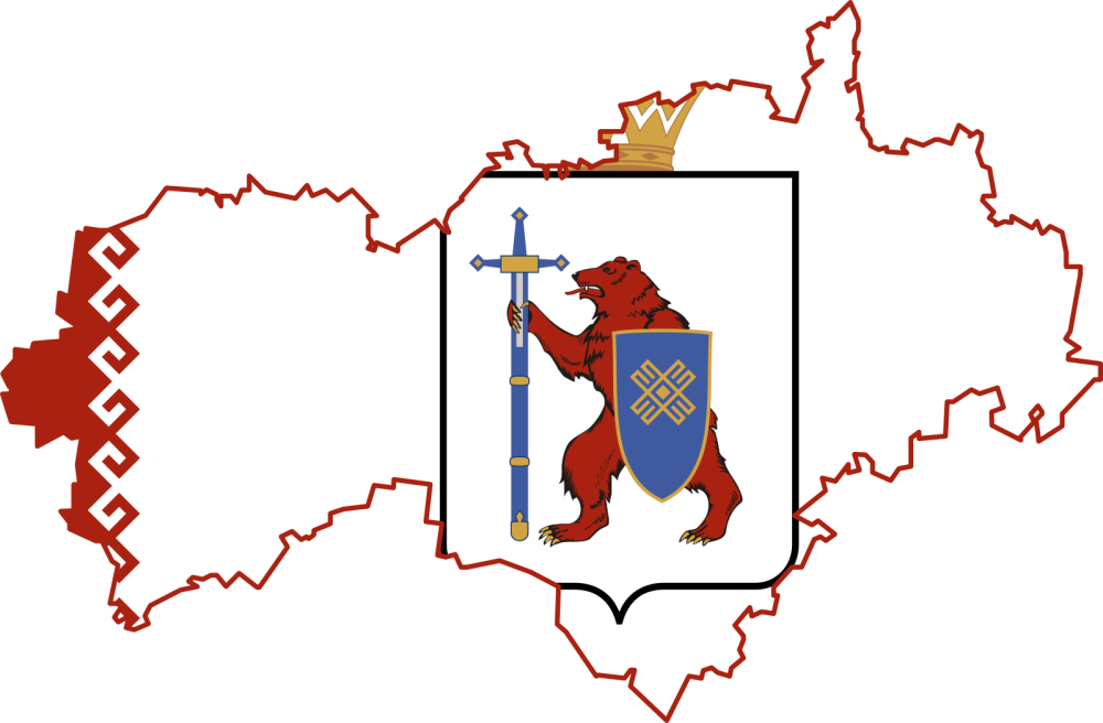 Марийская рамка для текста