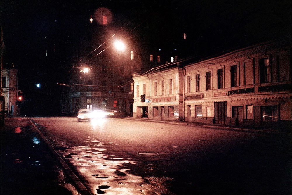 Ночные советские улицы