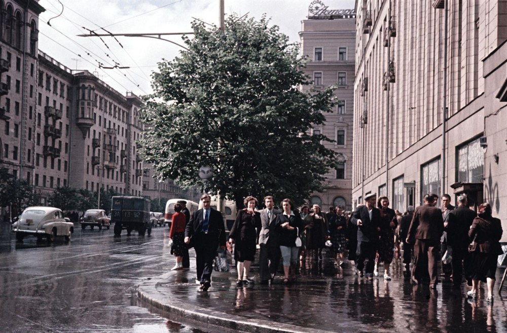 Улица Горького 60-х в Москве