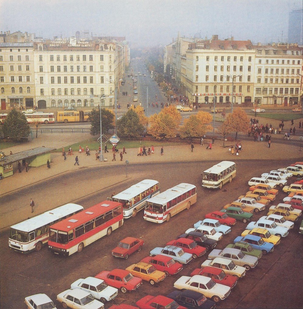 Рига улица Ленина 80-е годы