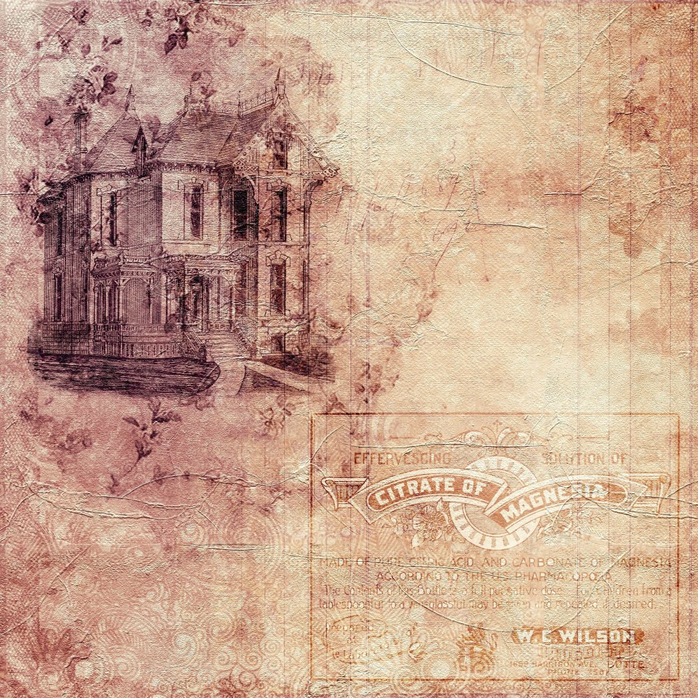 Бумага для скрапбукинга старинная