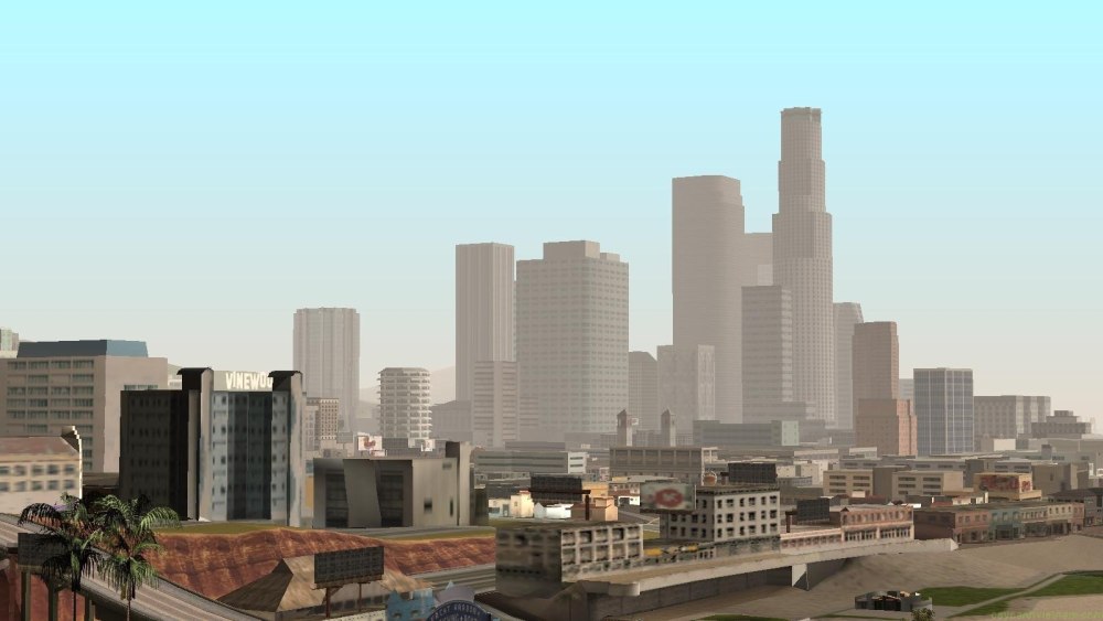 GTA San Andreas город Лос Сантос