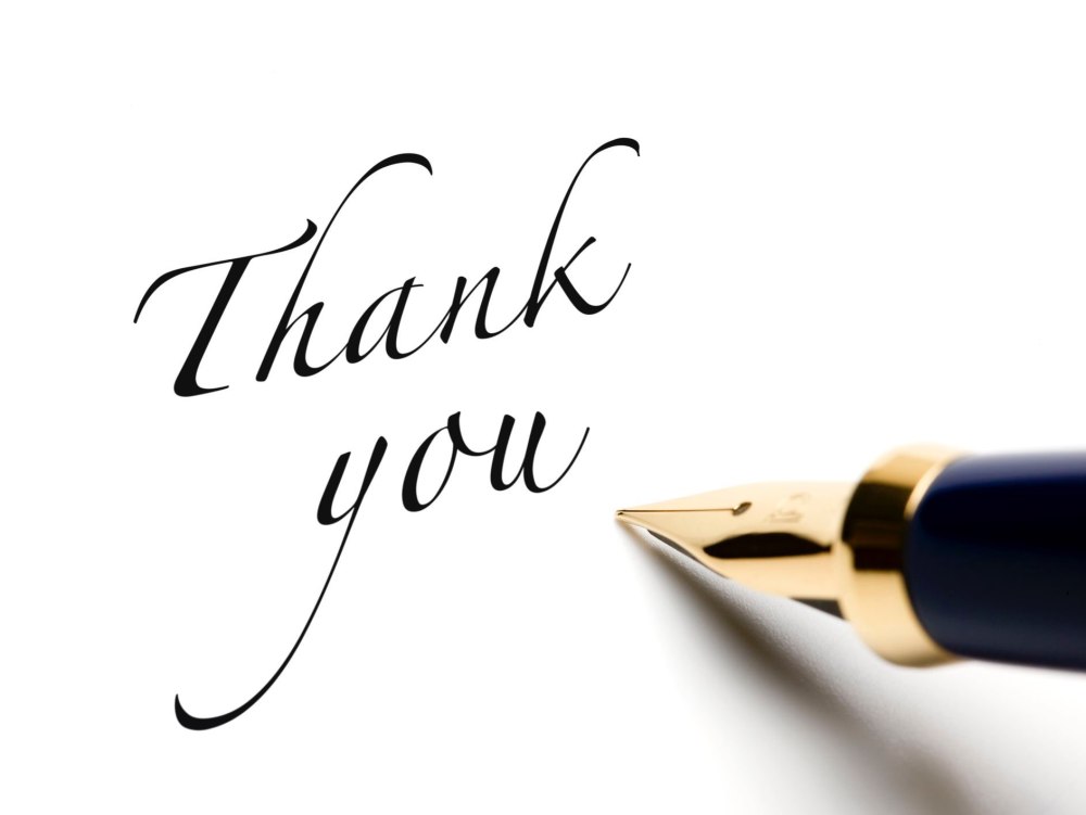 Thank you деловой стиль