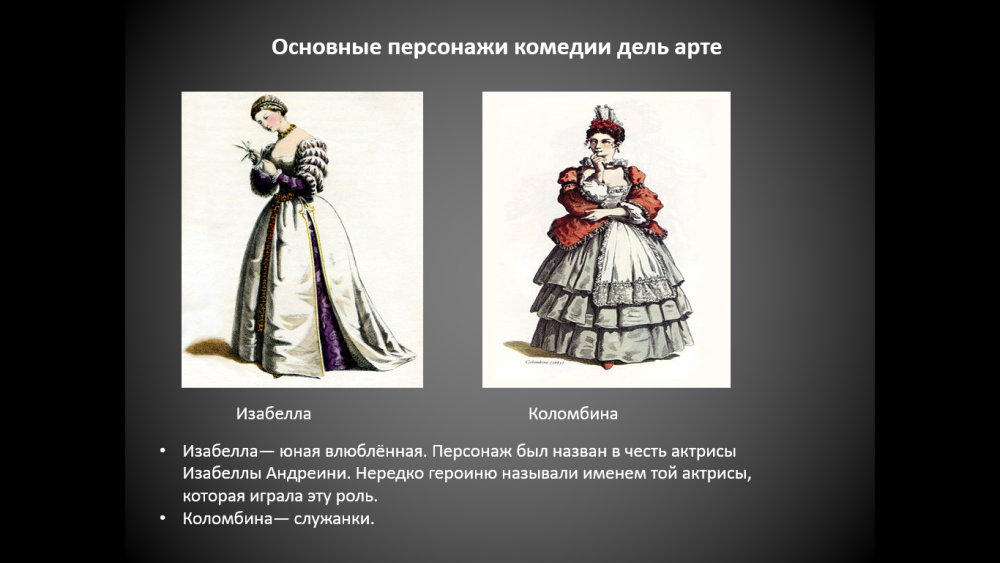 Комедия дель арте персонажи Геншин