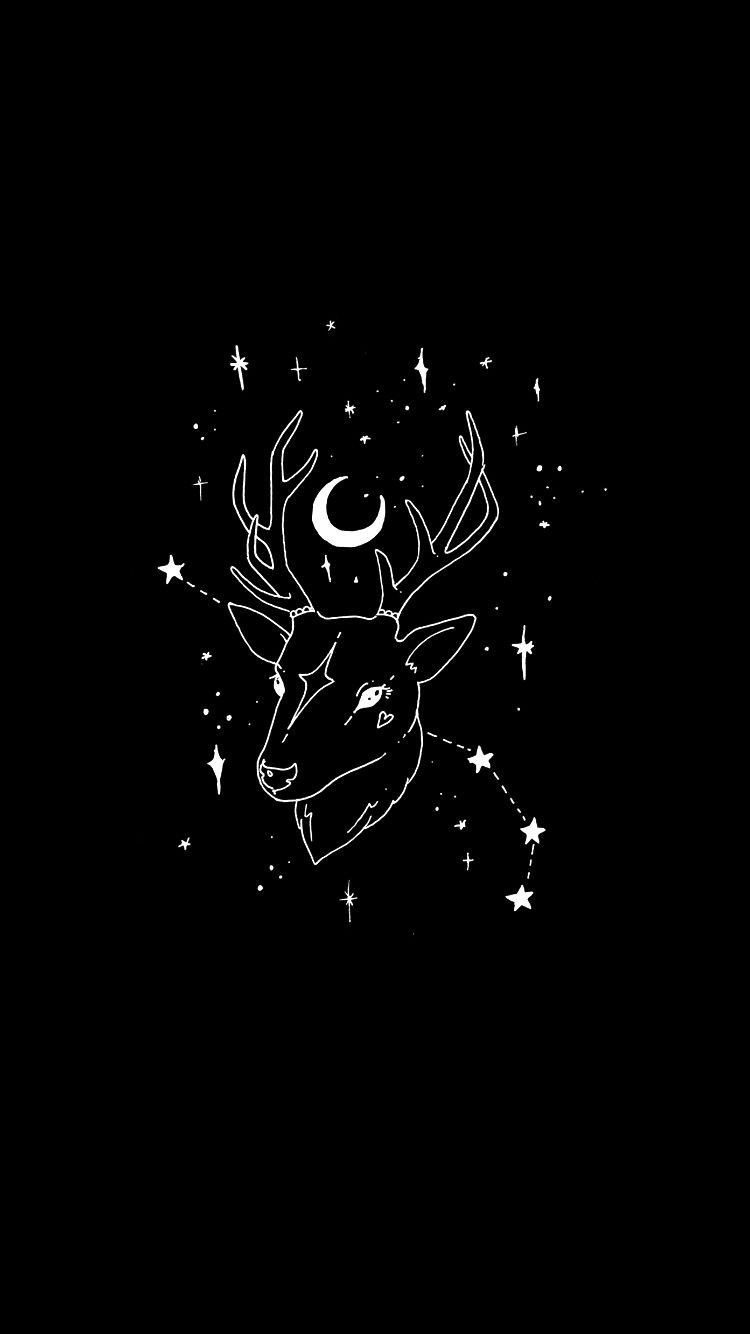 Рисунки на черном фоне