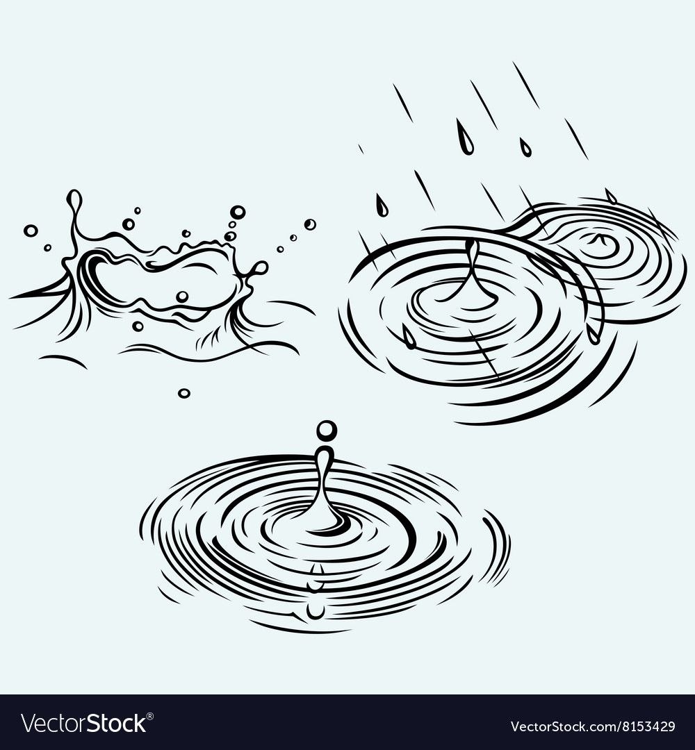 Графическая фактура воды