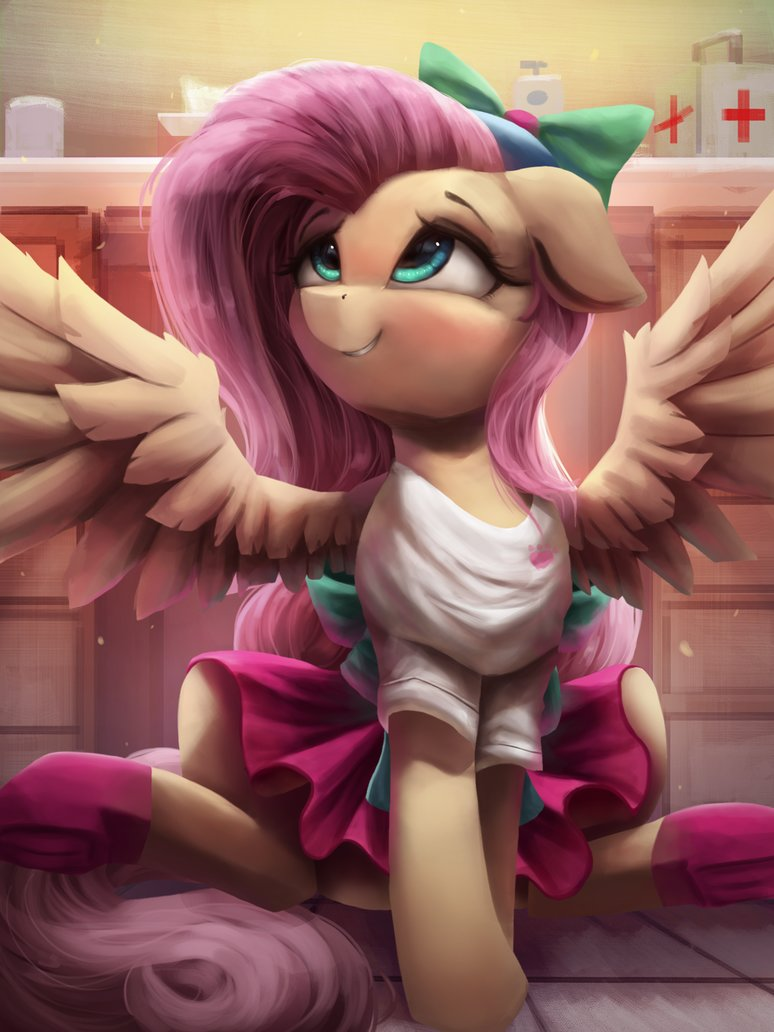 My little Pony Флаттершай человек
