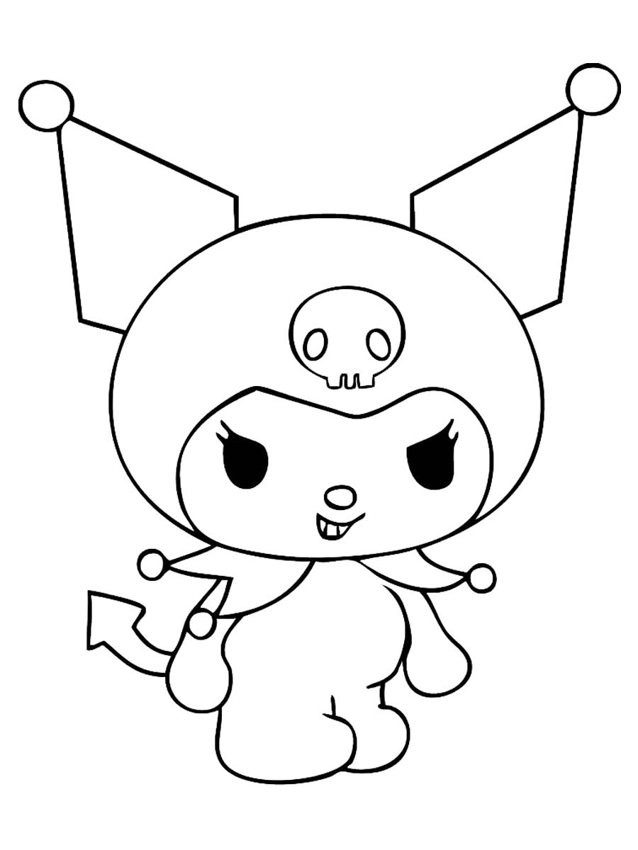 Kuromi раскраска