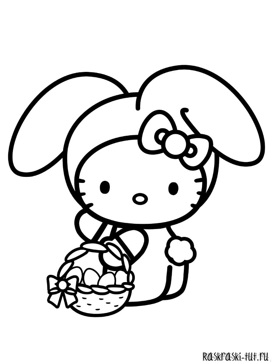 My Melody раскраска