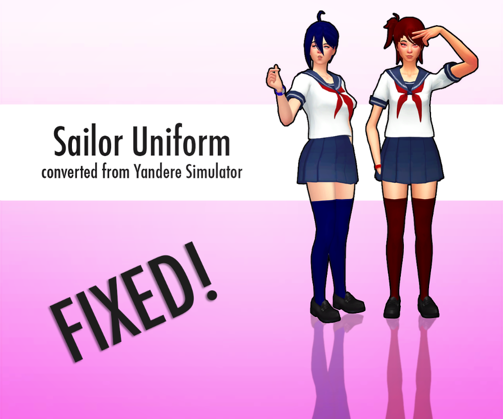 Custom uniform Yandere Simulator texture