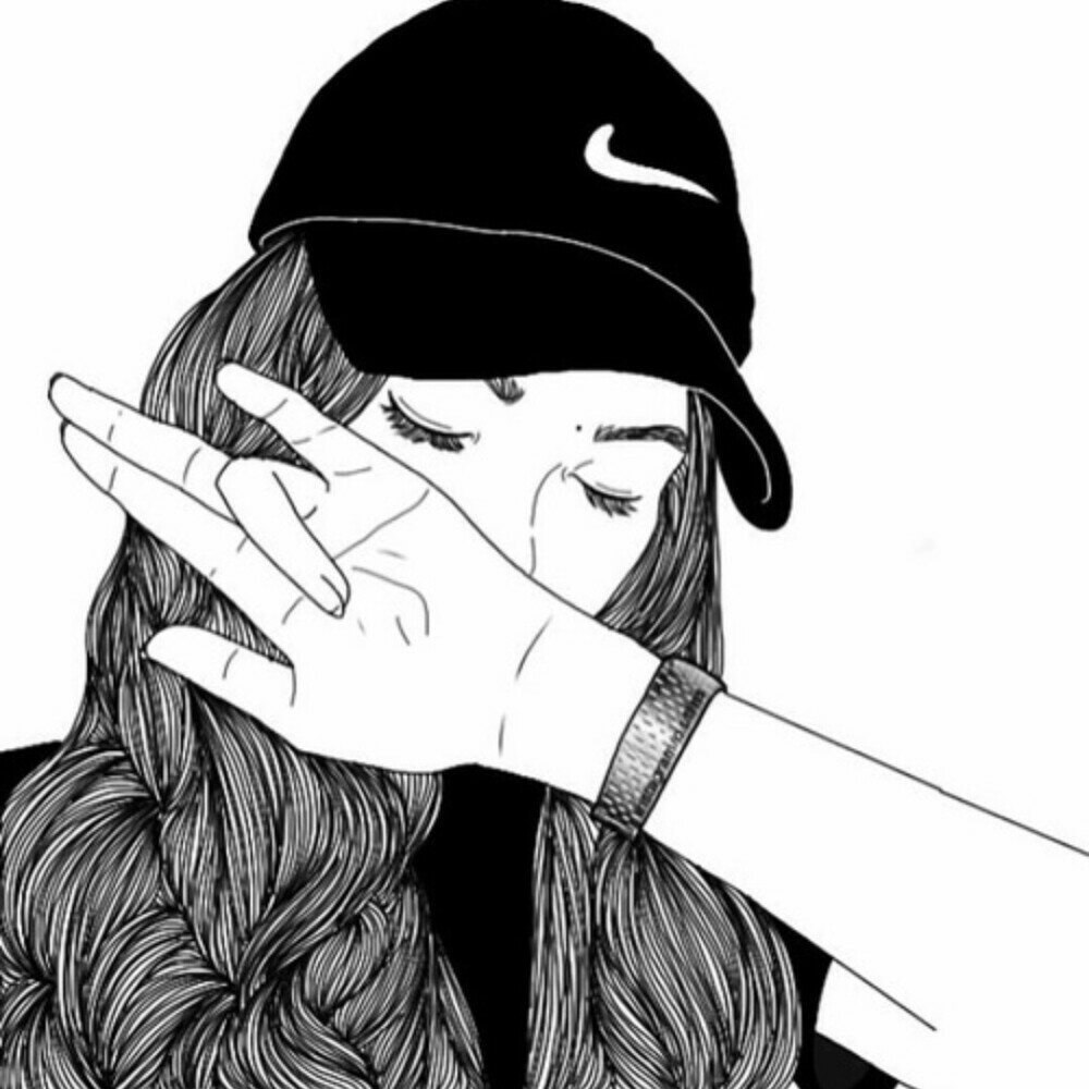 Крутые девушки карандашом