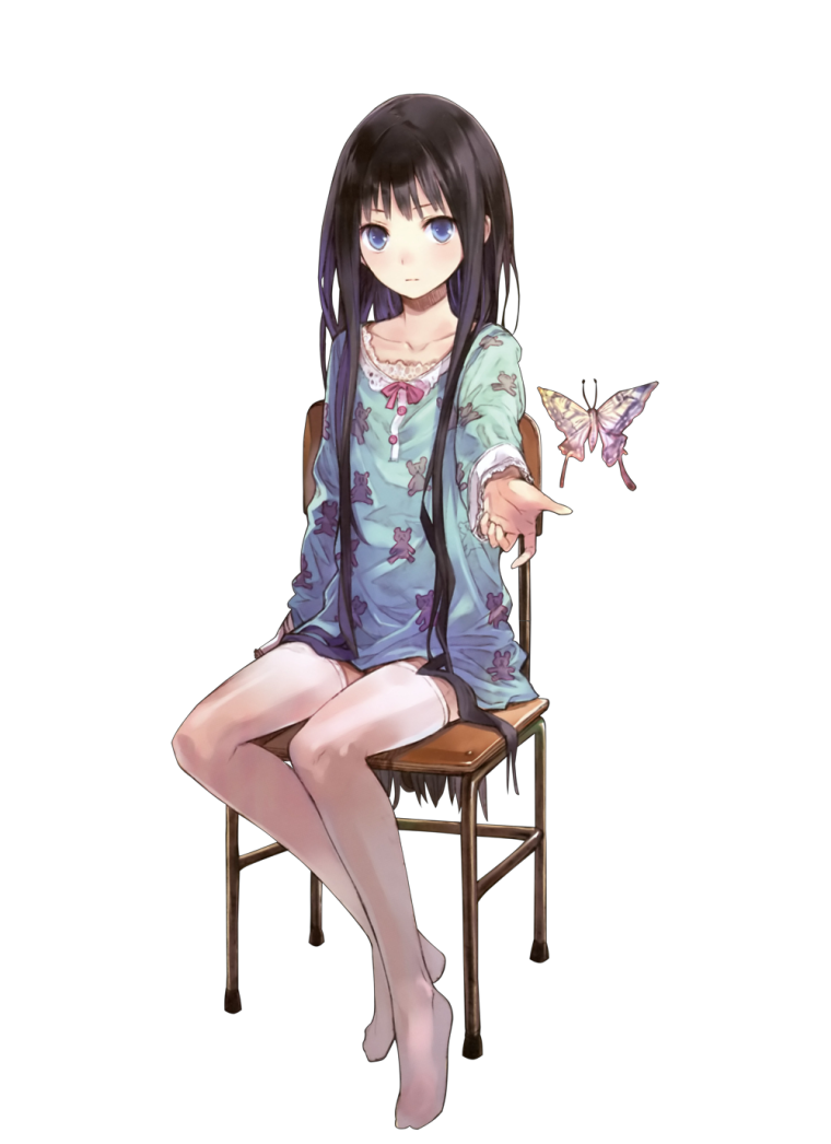 Тянка сидит