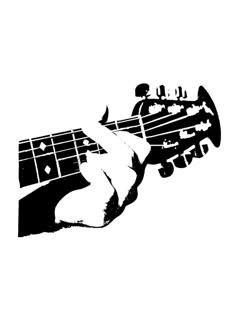 Гитара силуэт