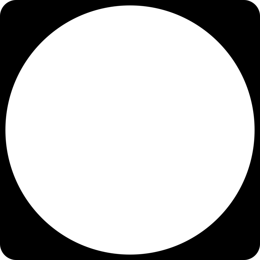 Открытый круг. В круге белом. Белый круг на прозрачном фоне. Круглая маска для OBS. Круг svg.