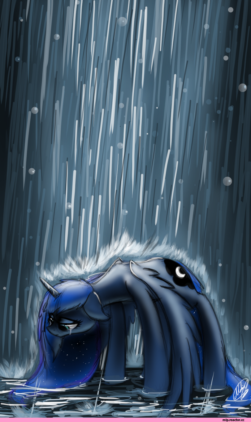 MLP принцесса Луна плачет
