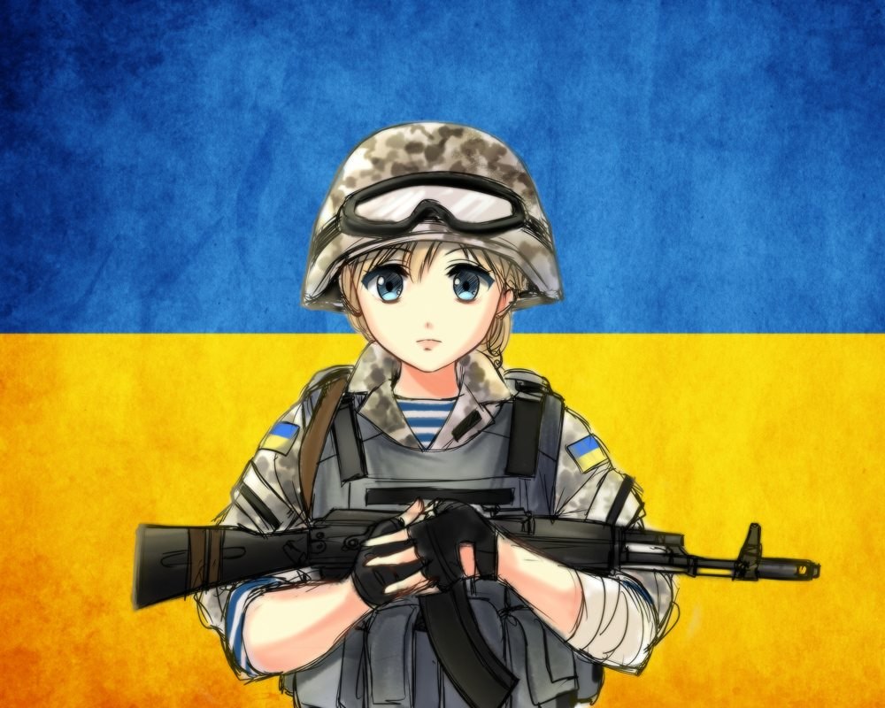 Украинские солдаты аниме