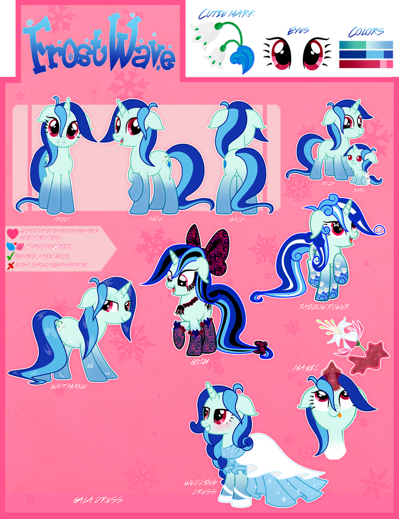 Pony reference Sheet