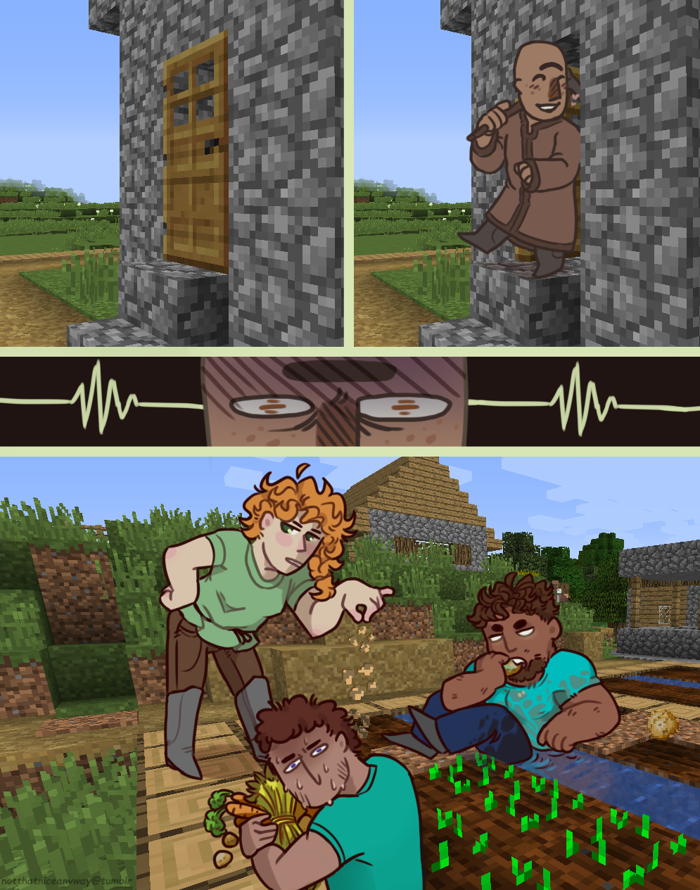 Alex and Steve anime