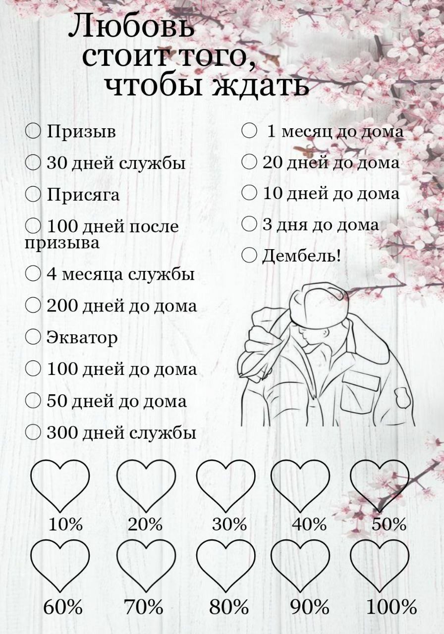 365 Дней календарь ДМБ