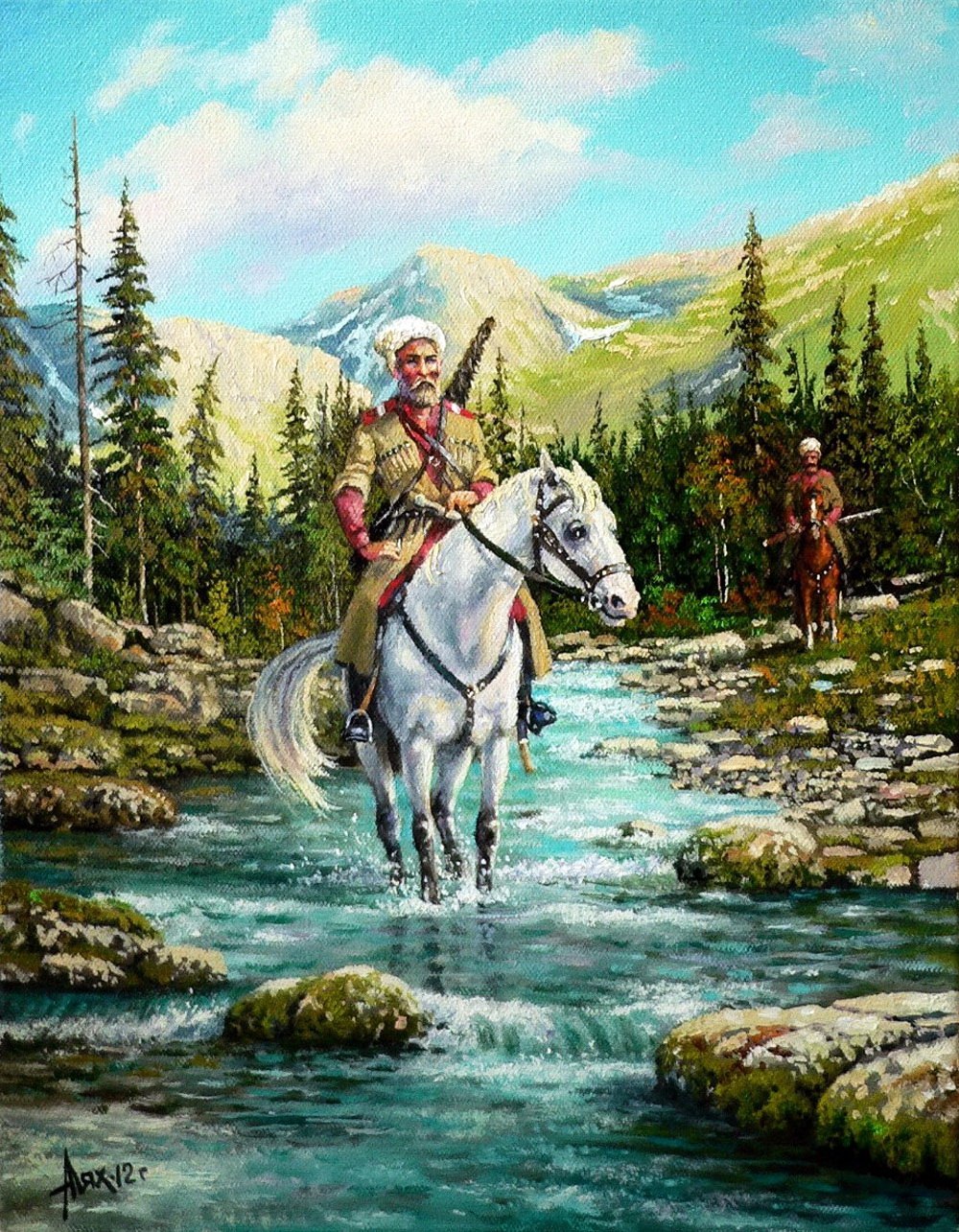 Осенние цветы живопись